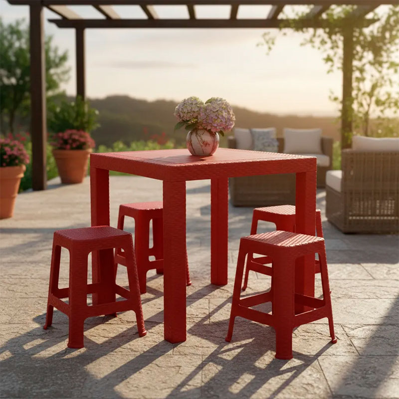 Mesa de Exterior con Sillas - Imagen 2