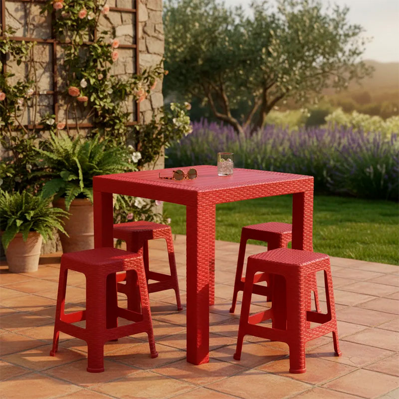 Mesa de Exterior con Sillas - Imagen 3