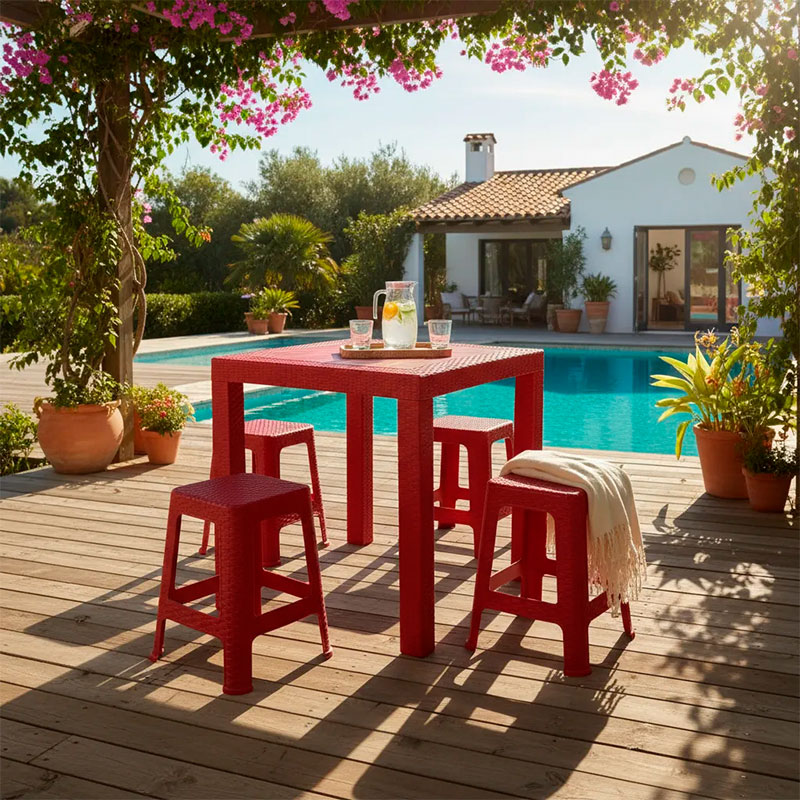 Mesa de Exterior con Sillas - Imagen 4